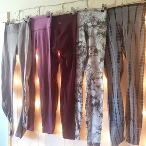 Lululemon leggings Dark Tie Dye